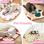 Large Pet Feeding Mat – 28''x17'' Absorbent Dog Mat - Image 6