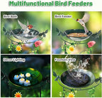 HONGLAND 36.5" Metal Bird Bath - Image 5