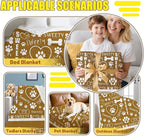 Personalized Paw Print Dog Blanket - Image 6