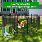 Heavy Duty Dog Playpen: 32 Steel Panels 47" Height, Square Steel Pipe - Image 3
