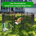 Heavy Duty Dog Playpen: 24 Steel Panels 47" Height, Square Steel Pipe - Image 3