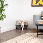 IRIS USA Corner Cat Litter Box Enclosure - Image 9
