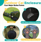 LUCKITTY Outdoor Rainbow Cat Enclosures Playground, Outside House - Image 6
