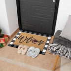 Tinideya 2 Pcs Door Mat Welcome Non Slip Coir Mats Floor Layering Doormats - Image 4