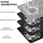 Dog Food Mats for Floors Absorbent, Pet Cat Food Mat - Image 3