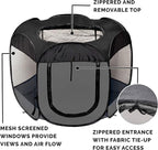 Furhaven Portable Dog Playpen Cat Tent, Pet playground, Kennel foldable indoor - Image 4