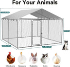 10'x10' Large Outdoor Dog Kennel Outside - Image 7