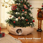 PEQULTI Cat Donut Tunnel with Bed - Image 2