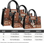 Personalized Pet Mom Leather Handbag – Custom Name Dog Cat Photo Purse - Image 8