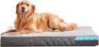 Orthopedic Memory Foam Dog Bed, Cooling Dog Beds by ABETTERLIFEWITHPET