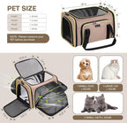 Premium Pet Carrier – Dog & Cat Travel Bag, Airline Approved, Soft-Sided Design - Image 5