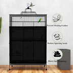 Bird Cage Seed Catcher, Bird Cage Net, Large Stretchy Form Fitting Mesh Skirt - Image 4