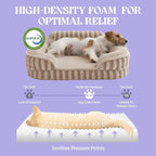 LE SURE Cute Dog Bed Medium Size Dog, Orthopedic Waterproof Medium Pet Beds - Image 4