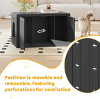 Cat Litter Box Enclosure, Indoor Outdoor Cat House Weatherproof, Side Table - Image 3