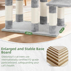 Cat Tree for Indoor Cats Large Adult, Heavy Duty Cat Tree for Large Cats 20 lbs+ - Image 4
