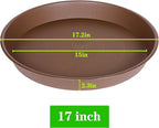 2 Pack of 16 17 inch Plant Saucer, 2.3" Depth, Plant Trays - Image 3
