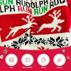 Dog Christmas Sweater Xmas Pet Clothes Cute Reindeer Christmas Dog Costume - Image 4