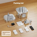 Cat Water Fountain Stainless Steel: Pet Fountains - Image 9