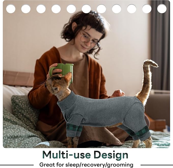 PUMYPOREITY Easy-On Cat Shirt, Soft Stretchy Cat Sweater - Image 4