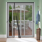 Reversible Left Right Side Opening Fiberglass Magnetic Screen Door, Fit Door by Iduontis