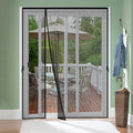 Fiberglass Magnetic Screen Door Fit Door Size 72 x 96 in- Heavy Duty Fiberglass by Iduontis