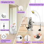 Soarer 3-in-1 Flying Bird Cat Toys - Image 3