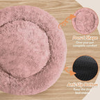 JOLLYVOGUE Calming Dog Bed Medium Size Dog, Anti-Anxiety Donut Medium Pet Bed - Image 3