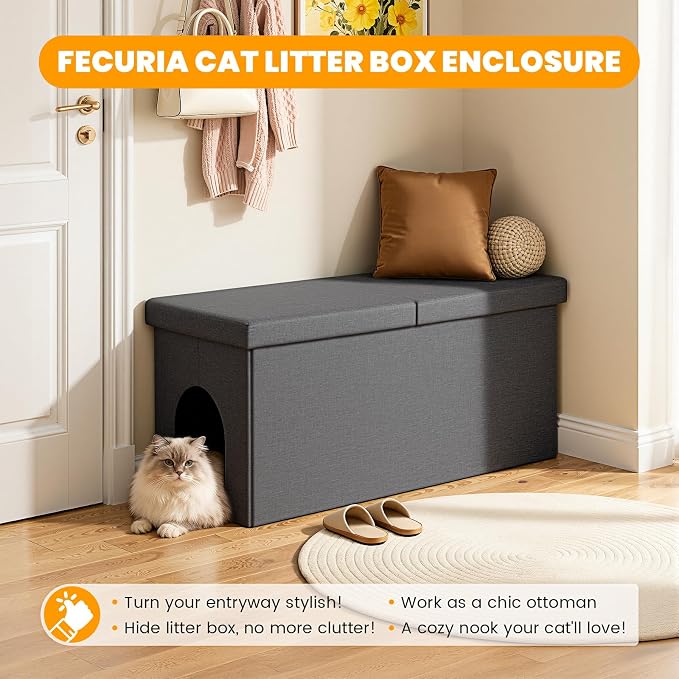 3-in-1 Cat Litter Box Enclosure - Image 5
