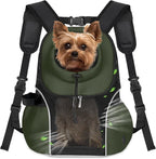 WOYYHO Pet Dog Carrier Backpack Small Dog Front Backpack Ventilated Mesh Dog by WOYYHO