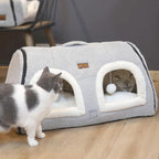 Cat Bed for Indoor Cats，Foldable cat cave，Anti-Slip & Water-Resistant - Image 7
