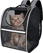 BAGLHER Pet Carrier Backpack, Ventilated Design, Pet Travel Backpack by BAGLHER
