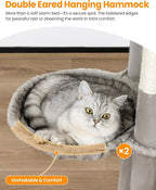 Extra Large Cat Tree, 84 Inch XXL Giant Cat Tower - Image 4