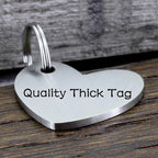 Ultra Joys Cat ID Tag Personalized Pet Tags, Durable Stainless Steel Small Pet - Image 5