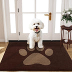 Buganda Dog Door Mat for Muddy Paws, Absorbent Dirt Trapper Non Slip Indoor by Buganda