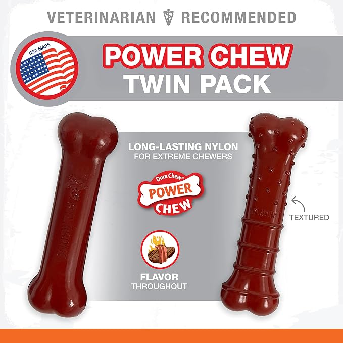 Nylabone Original & Textured Bone Power Chew Toy - Image 5