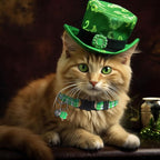 Talltalk 15 Pcs Holiday Cat Collars St. Patrick's Day Easter Adjustable - Image 3