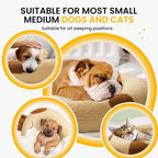 Dog Pillow - Soft Neck Pillow for Dogs, Washable Dog Calming Pillows for Better - Image 7