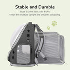 Cat Backpack Carrier for Large Cats, Expandable Cat Bubble Backpack, Dog - Image 4