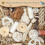Natural Bird Toy Foraging Parrot Shredding Toys Box Conure Chewing Toys - Image 3