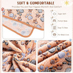 Tatuo 4 Pcs Dog Blanket for Pet Cat Blankets Indoor Puppy Teething Stuff Toys - Image 5