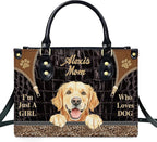 Personalized Pet Mom Leather Handbag – Custom Name Dog Cat Photo Purse - Image 7