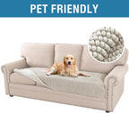 H.VERSAILTEX Plush Chenille Dog Bed Cover Thick Soft Sofa Cover - Image 3
