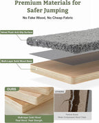 5-in-1 Cat Wall Shelves, Solid Wood & Velvet & Sisal Scratcher, 44lbs Max Load - Image 6