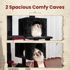Cat Tree for Indoor Cats, Gothic Sturdy Cat Tree House - Image 4