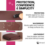 SILLY LEGACY Thin Reversible Waterproof Protective Cover or Liner - Image 5