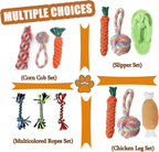 3PCS Natural Cotton Rope Toys for Small Dogs and Puppies, Dog Dental Care Chew - Image 6