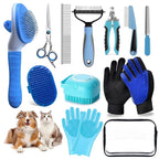 Dog Brush for Shedding 13pcs Bath Grooming Kit by 2TRUL