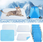 Chunful 4 Pack Pet Cooling Mat 18 x 14 Inches Cooling Pads by Chunful