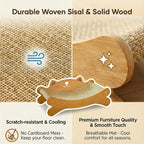 Cat Scratcher Bed for Indoor Cats Hammock for Scratch Pad Cat Scratching Post - Image 3