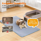 Jumbo Cat Litter Mat, 46x26 Inches Double Layer Honeycomb Litter Trapping Mat - Image 6